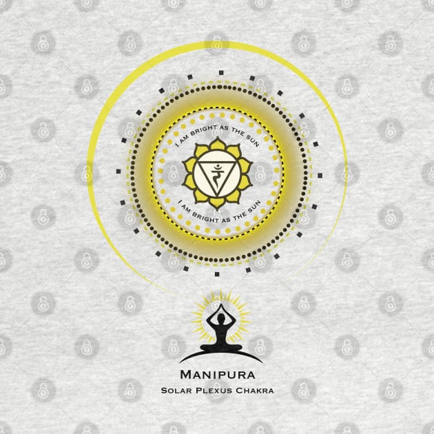 Solar Plexus Chakra. I Am Bright as the Sun. Mantra, Affirmations. by Anahata Realm